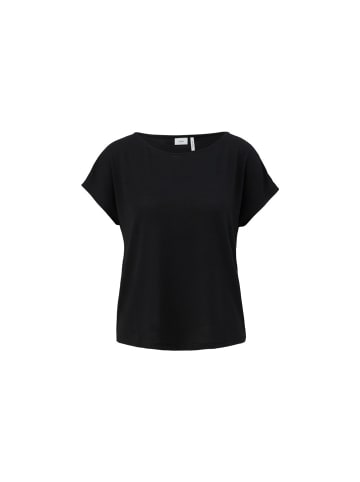 s.Oliver BLACK LABEL T-Shirt in Schwarz
