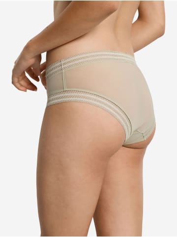 Hanro Midislip Orea in olive stem