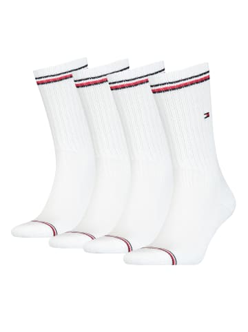 Tommy Hilfiger Socken TH MEN ICONIC SOCK 4P in 300 - white