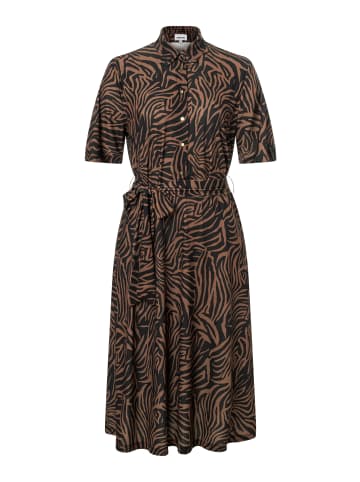 More & More Jersey-Hemdblusenkleid Animalkleid in twotone animal print sweet toffee