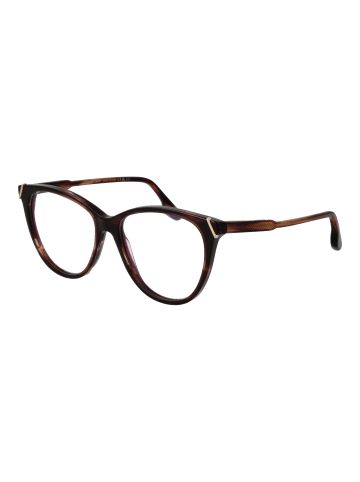 Victoria Beckham Damen Optische Fassungen Schmetterling Braun