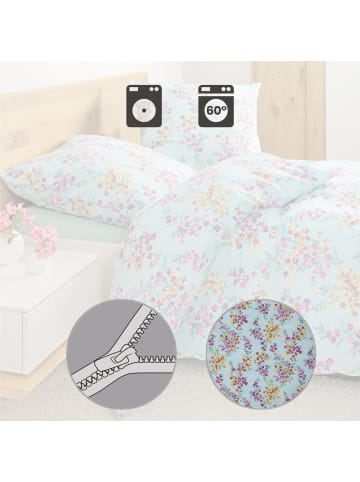 Janine Mako-Soft-Seersucker Bettwäsche in gelb-jade