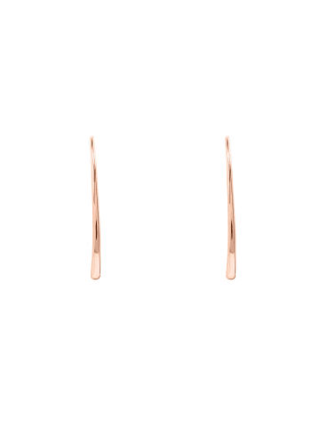 Steel_Art Creolen Damen Sveva silberfarben poliert in rosegoldfarben