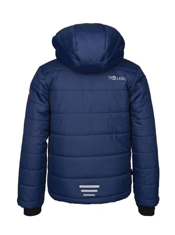 Trollkids Skijacke / Winterjacke "Hemsedal" in Marineblau / Silbergrau