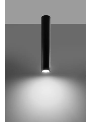 Nice Lamps Deckenleuchte CASTRO 40 in Schwarz aluminium tube loft style Gu10 LED NICE LAMPS