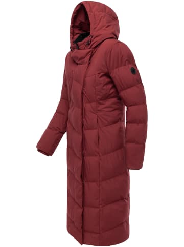 ragwear Wintermantel Pavla Long Soft YOUMODO in Wine Red