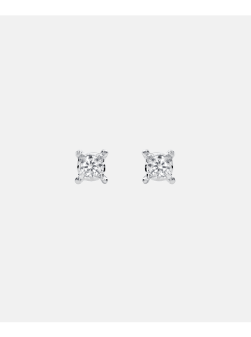 Diamant L'éternel Ohrringe aus 375 Weißgold mit Diamant