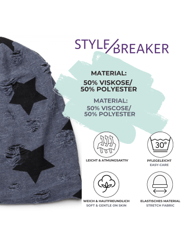 styleBREAKER Beanie Mütze in Weiß