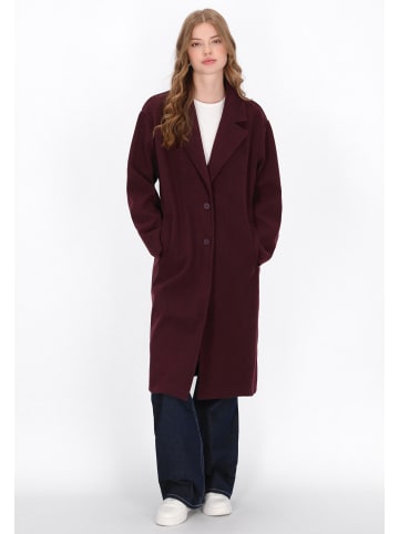myMo Women Coat in burgundy