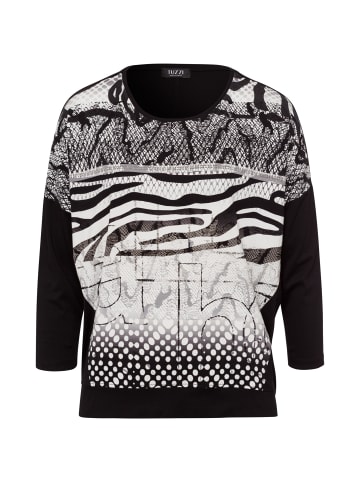 TUZZI Shirt in schwarz/ecru
