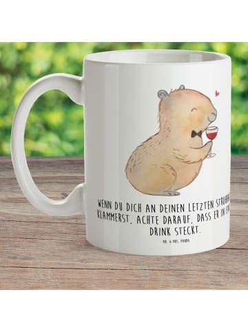 Mr. & Mrs. Panda Kinderpott Capybara Wein mit Spruch in Weiß