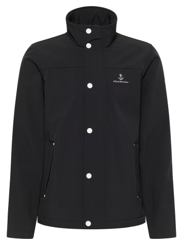 DreiMaster Maritim Softshelljacke in Schwarz