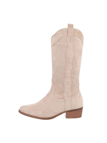 Ital-Design Stiefel in Beige