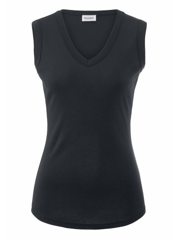 Hessnatur Softrib Top in schwarz