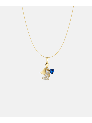 Diamant L'éternel Halskette aus 585 Gelbgold