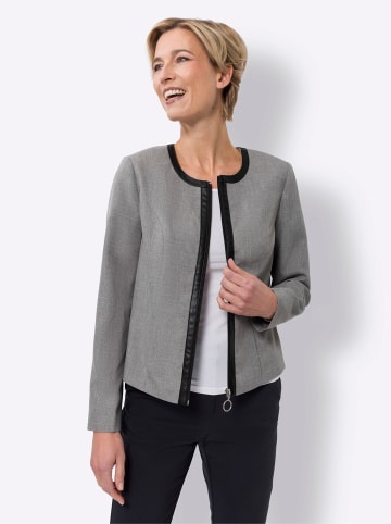 Sieh an! Blazer in grau-meliert