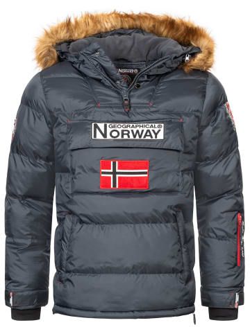 Geographical Norway Windbreaker in Dunkelgrau