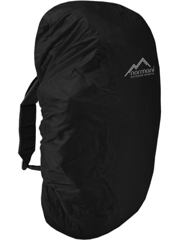 Normani Outdoor Sports Rucksackcover Regenhülle Regenschutz 20 bis 130 Liter in Schwarz