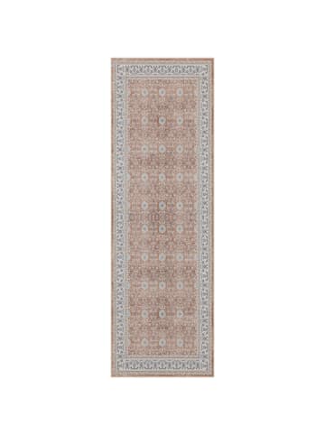 Kurzflor Teppich Inka 1145 Läufer in Terrakotta