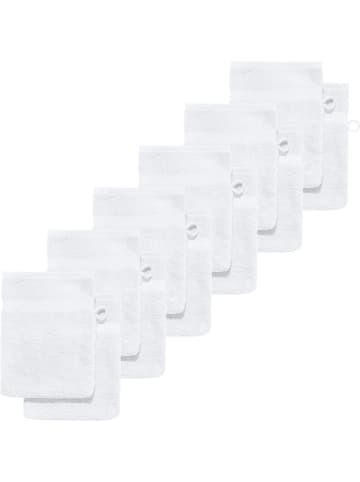 Erwin Müller Frottier Waschhandschuh 12er-Pack Sindelfingen in weiß
