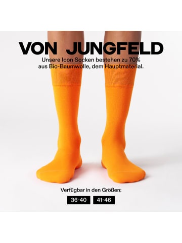 von Jungfeld Socken SIGNATURE CLASSIC in Tiger Orange