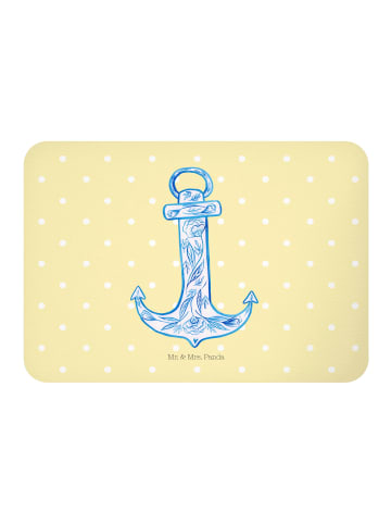 Magnet Anker Blau ohne Spruch in Gelb Pastell