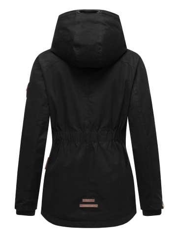 Marikoo Winterjacke Bikoo in Black with black fur