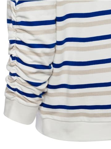 Franco Callegari Sweatshirt in weiß blau - 0002