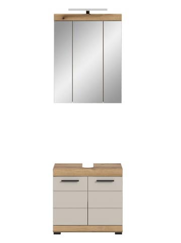 ebuy24 Badmöbelset Scout (2-teilig) Kaschmir 60 x 34 cm