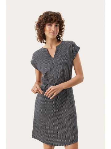 PART TWO Jerseykleid MabelsPW Relaxed fit in Dark  Navy Diamond Print