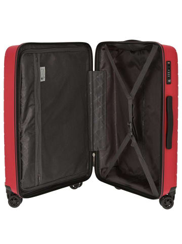 Check.In Orlando - 4-Rollen-Trolley 67 cm (gelb) in magenta