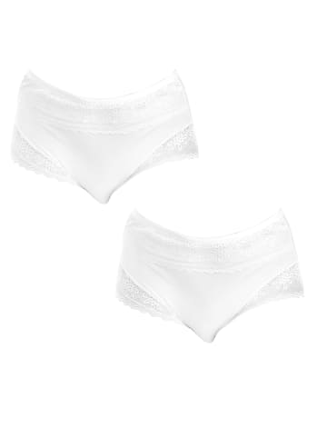 Q-en 2er-Set: Pantys in White