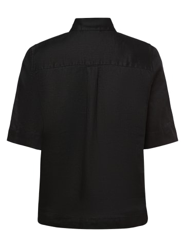 Franco Callegari Leinenbluse in schwarz