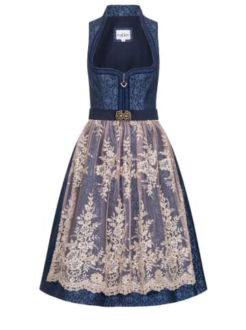 Nübler Dirndl midi Milena in Blau