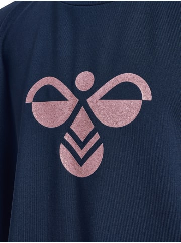 Hummel Kinder Sportshirt "Mix Glitter T-Shirt S/S" in Schwarz