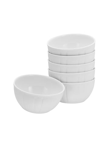 CreaTable Müslischalenset  in Weiß in Weiß