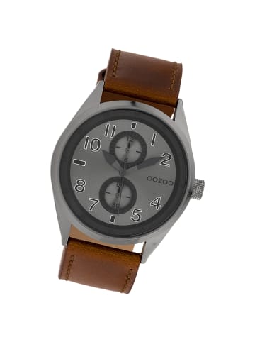 Oozoo Analog-Armbanduhr Oozoo Timepieces braun groß (ca. 42mm)