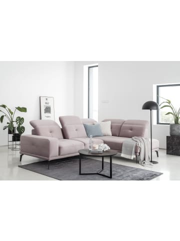 MF Design Neviro Recamiere Rechts in Staubige Rose -  (L) 200 x (B) 275 x (H) 98 cm