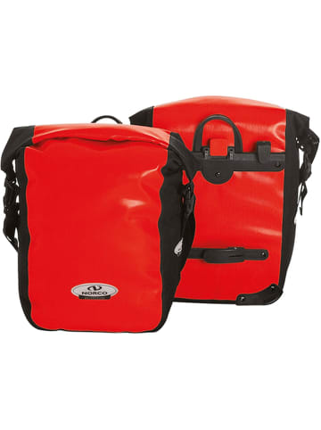 Norco Gepäckträger-Taschen Set Columbia in rot