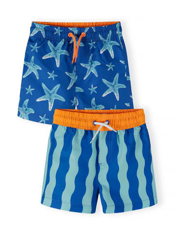 Minoti 2-er Pack Badeshorts 29SWIM205 in royalblau
