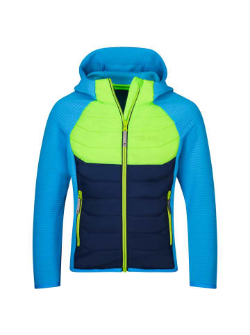 Trollkids Hybridjacke "Sirdal" in Vivid-Blau/Limegrün