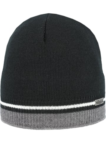 Eisglut Strickmütze in schwarz