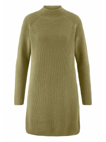 Hessnatur Strick Kleid in moos