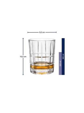 LEONARDO 4er Set Trinkgläser Soiritii Nova in Transparent 300 ml