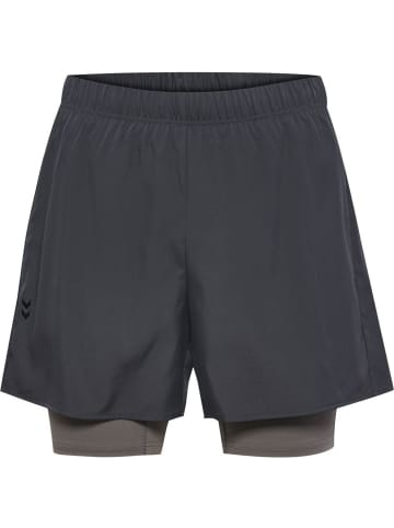 Hummel Short "Hiit Intensity 2 In 1 Shorts" in Grau