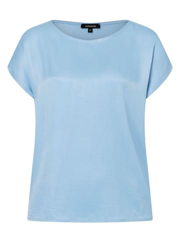 More & More Satinfrontshirt in fresh skyblue