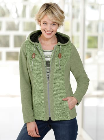 Sieh an! Fleece-Jacke in reseda