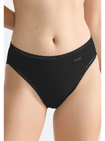 Sloggi Slip GO Crush in Schwarz / creme