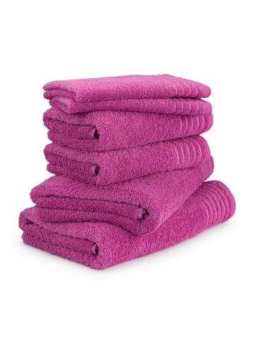 Möve Handtuchset New Classic 6-TLG in raspberry