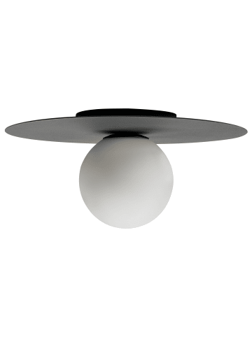 Beliani Deckenleuchten TARDES in Schwarz - (W) 36 x (H) 19 x (L) 36 cm